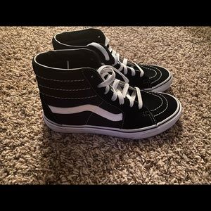Vans High Top Black & White Shoes